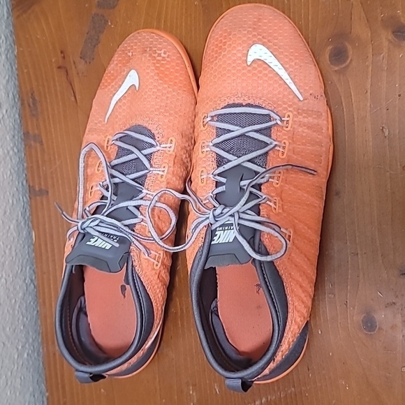 NIKE FREE 1.0 CROSS BIONIC RUNNING WOMEN'S ORANGE SHOES SIZE 7.5 - Picture 7 of 11